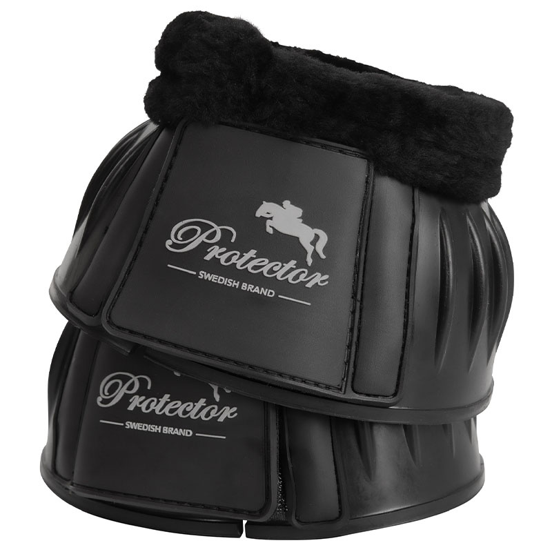 Rubberen Springschoenen Flexible Fleece Zwart
