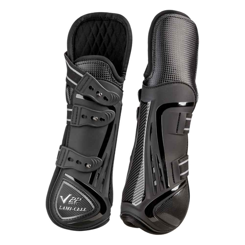Peesbeschermers met kap Carbon V22 Zwart