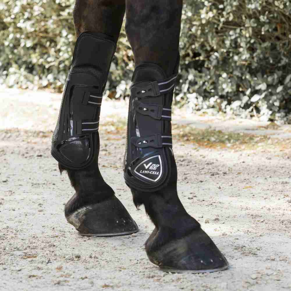 Peesbeschermers met kap Carbon V22 Zwart