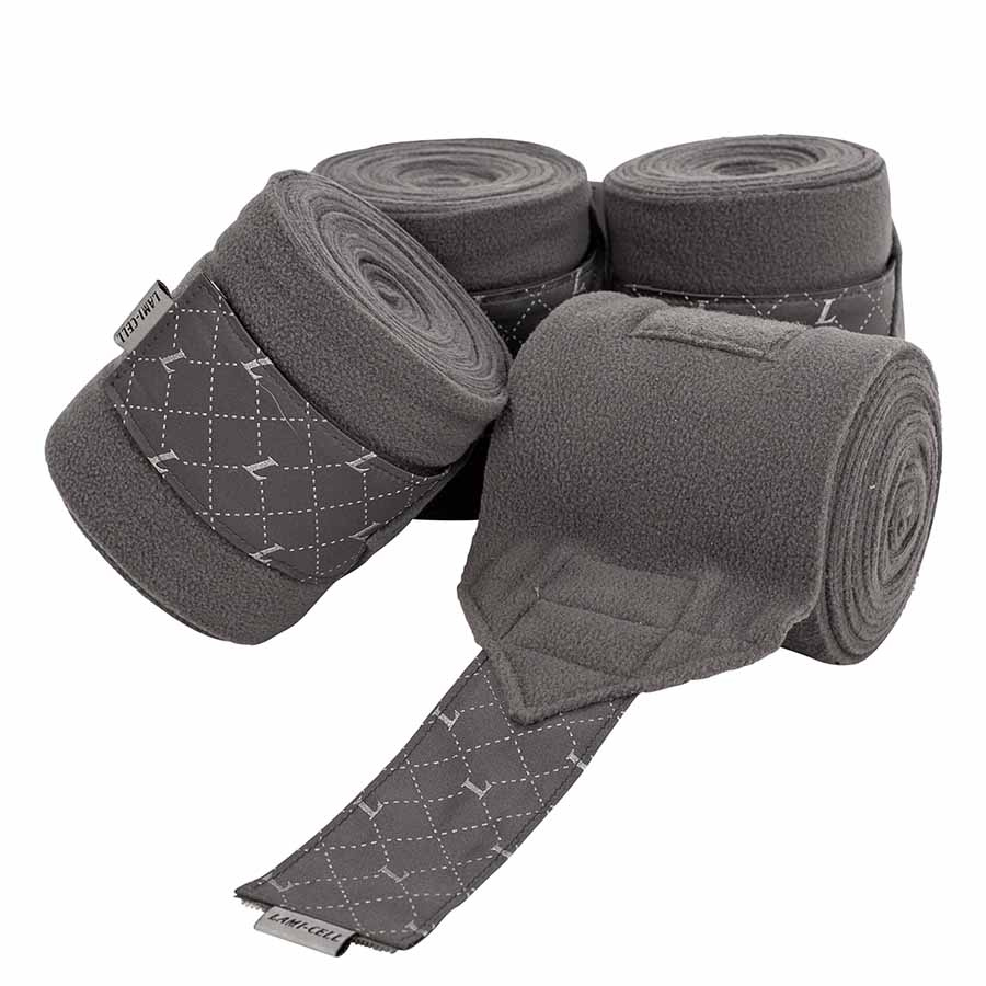 Fleece Beenlappen Venus 4-pack Grijs