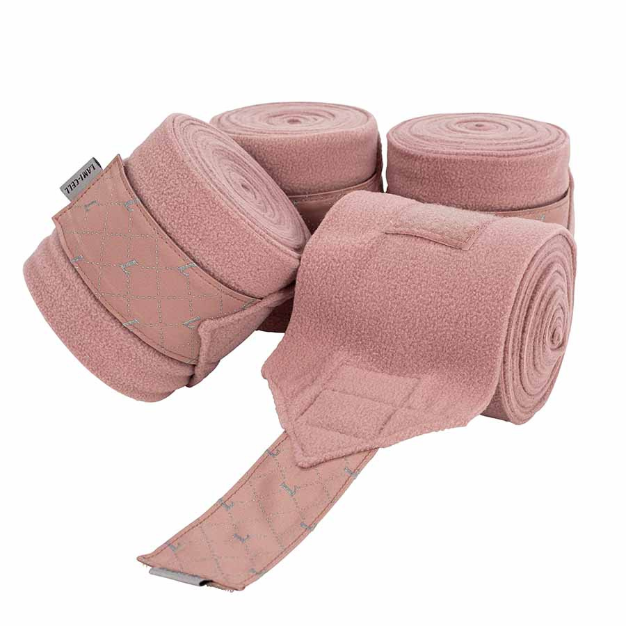 Fleece Beenlappen Venus 4-pack Roze