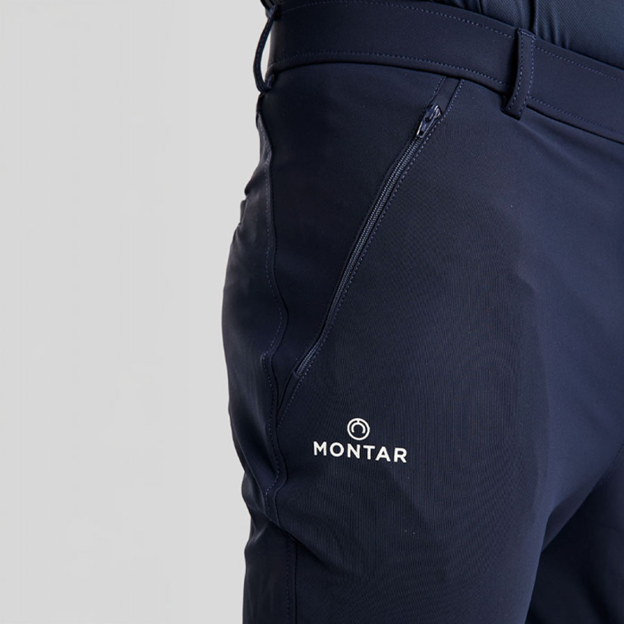 Rijbroek Heren MoBen Knee Grip Marineblauw