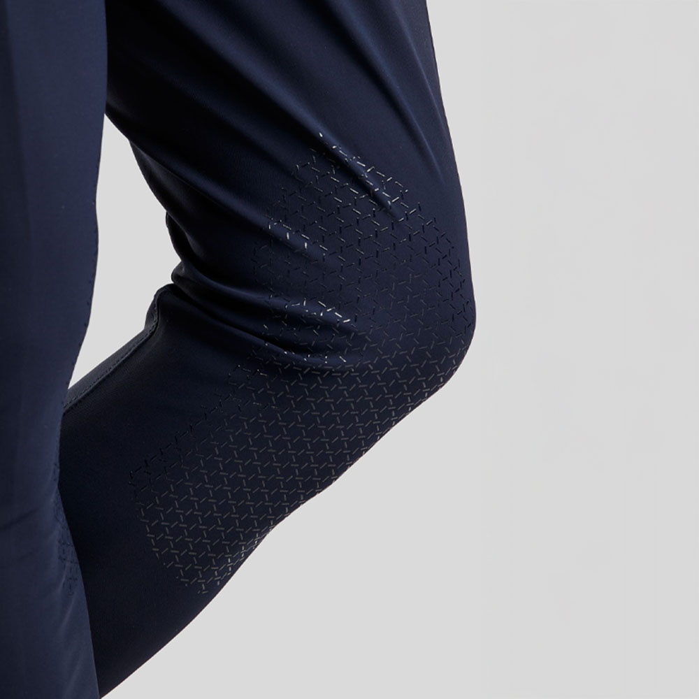 Rijbroek Heren MoBen Knee Grip Marineblauw