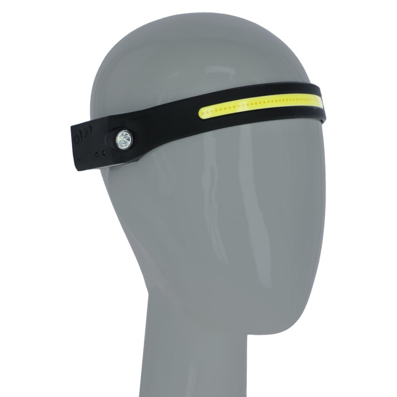 Hoofdlamp HeadFire LED 280 Sensor Zwart
