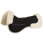 Correctiepad met Rand Sheepskin Showjump Zwart Correctiepad met Rand Sheepskin Showjump Zwart