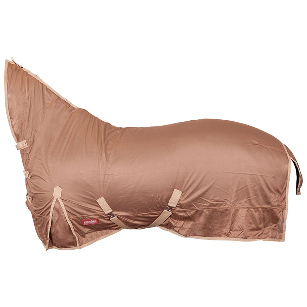 Vliegendecken met Hals Basic Beige