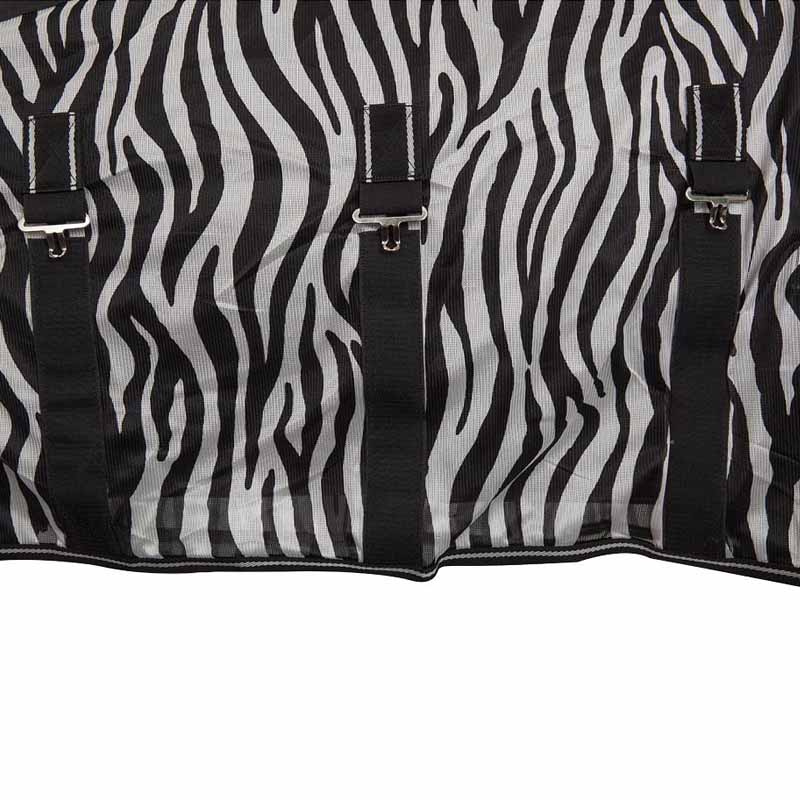 Regen- & Vliegendecken met Hals Zebra 3 in 1 Zwart/Wit