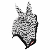 Vliegenmasker Zebra Zwart/Wit Vliegenmasker Zebra Zwart/Wit