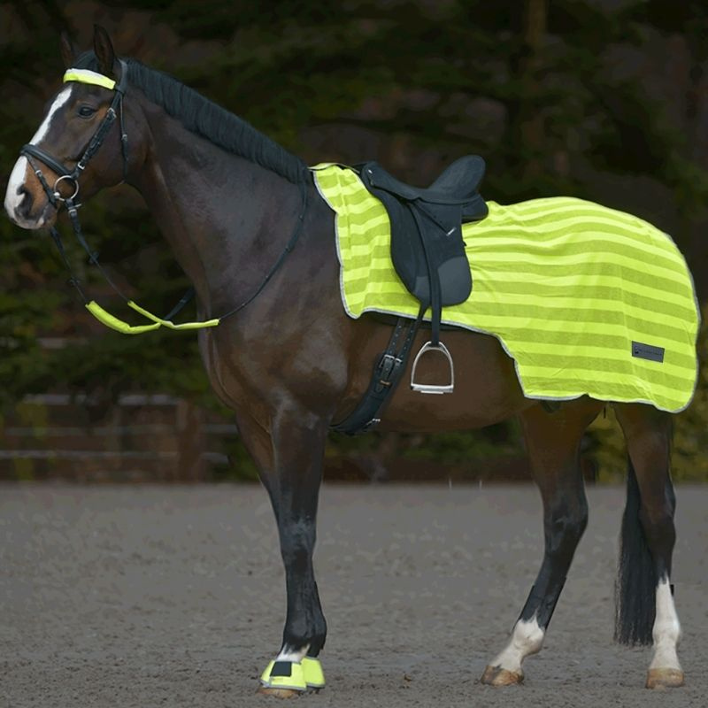 Reflecterend deken Neon Stripes Geel