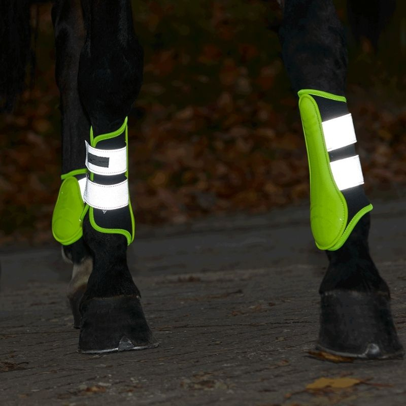Beenbeschermers Reflex Zwart/Geel