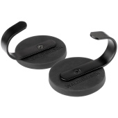 Haken Magnetic Large 2-Pack Zwart Haken Magnetic Large 2-Pack Zwart