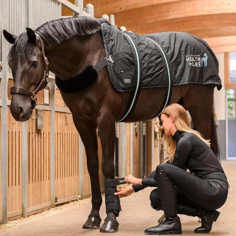 Warmte- en Massagedeken TecSupreme Zwart