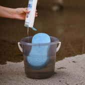 Was spons Cellulose Grooming Sponge Blauw