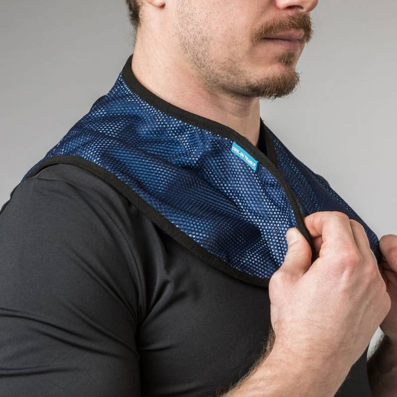 Koelende Kraag Cool on Track Blauw