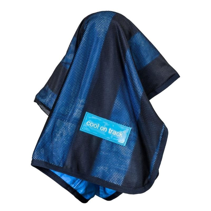 Koelhanddoek Cool on Track Blauw