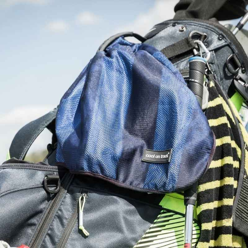 Koelhanddoek Cool on Track Blauw