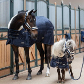 Halster Fauxfur Double Pin Marineblauw Halster Fauxfur Double Pin Marineblauw