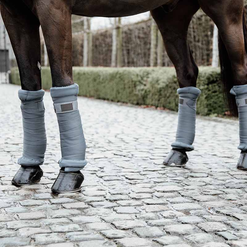 Beenbeschermers Quilted Grijs