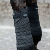 Bandages Polar Fleece & Elastic Zwart Bandages Polar Fleece & Elastic Zwart