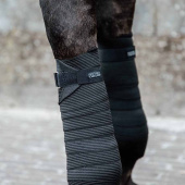 Bandages Polar Fleece & Elastic Zwart Bandages Polar Fleece & Elastic Zwart