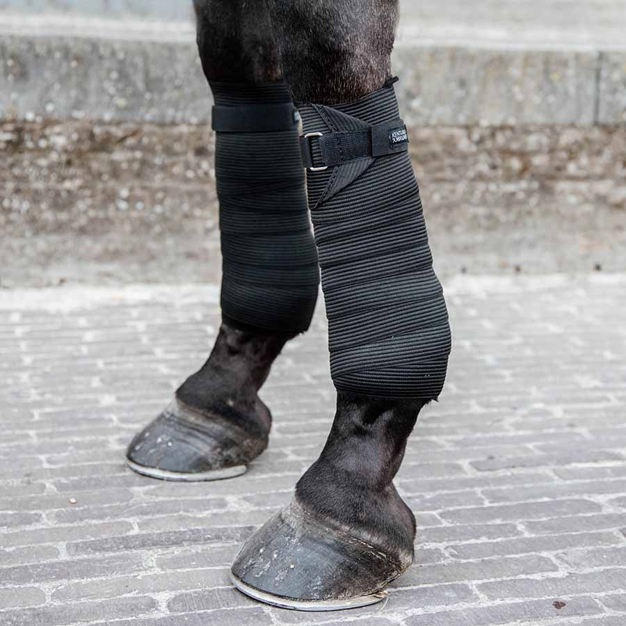 Bandages Polar Fleece & Elastic Zwart