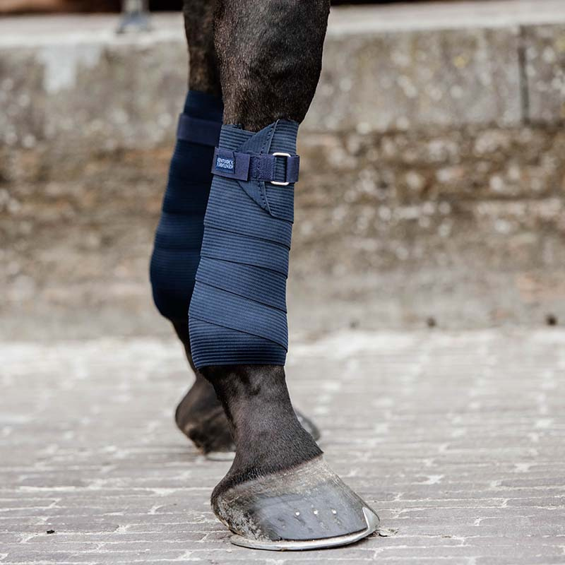 Bandages Polar Fleece & Elastic Marineblauw