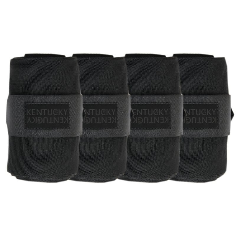 Stalbandages Waterafstotend 4-pack Zwart