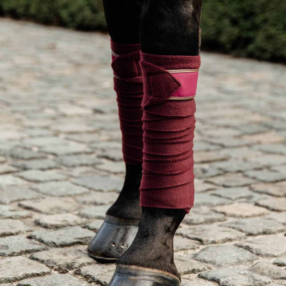 Bandages Polar Fleece 4-pack Bordeaux