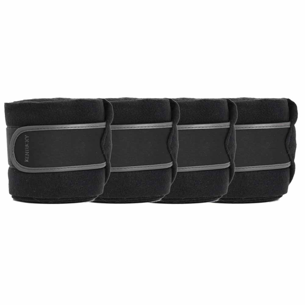 Bandages Polar Fleece 4-pack Zwart