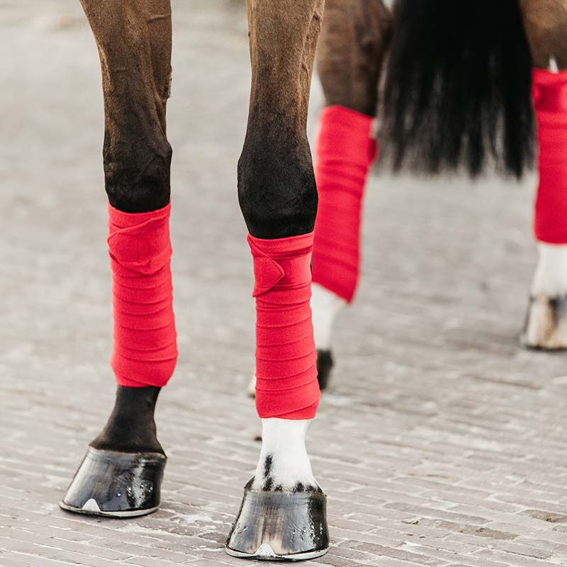 Bandages Polar Fleece Velvet Rood