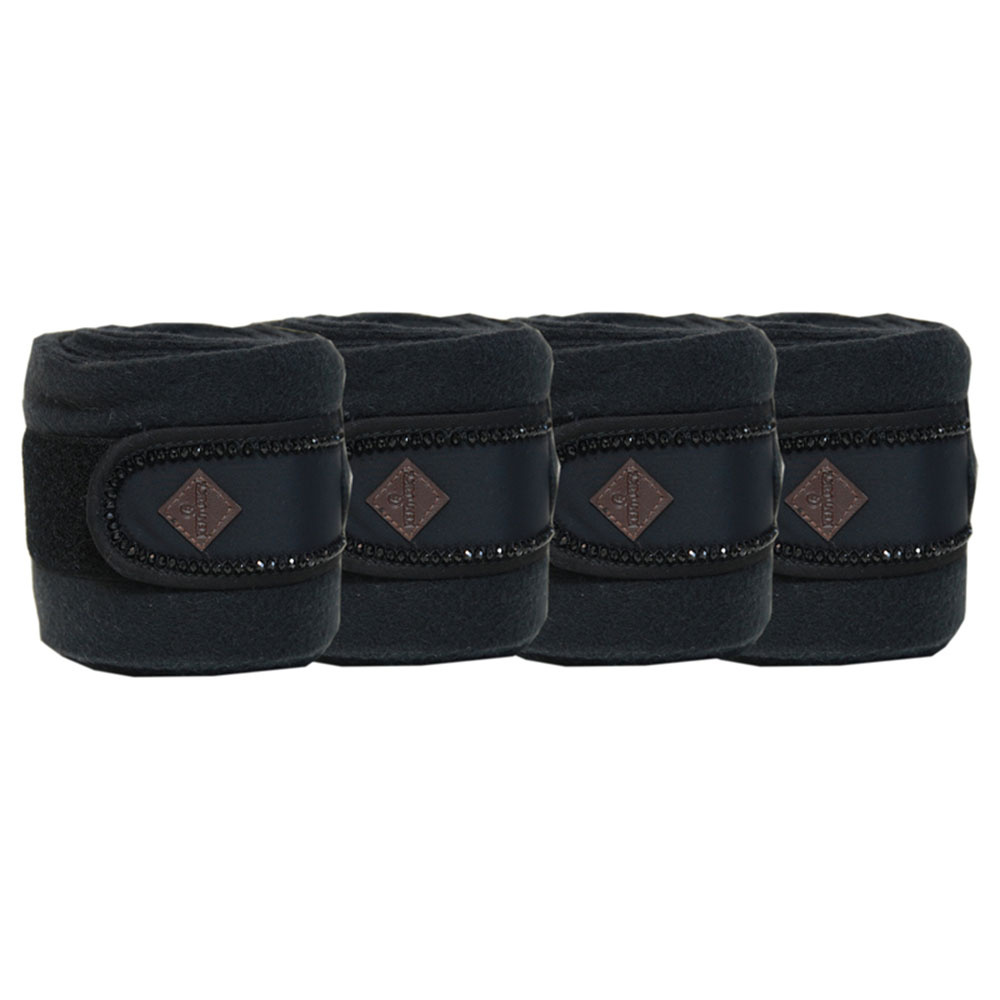 Bandages Polar Fleece Pearls Zwart