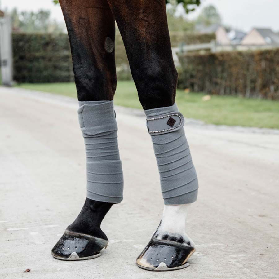 Bandages Polar Fleece Pearls Grijs