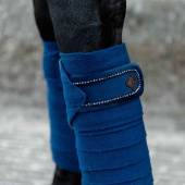 Fleecebandages Polar Velvet Pearls Marineblauw Fleecebandages Polar Velvet Pearls Marineblauw