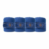 Fleecebandages Polar Velvet Pearls Marineblauw Fleecebandages Polar Velvet Pearls Marineblauw
