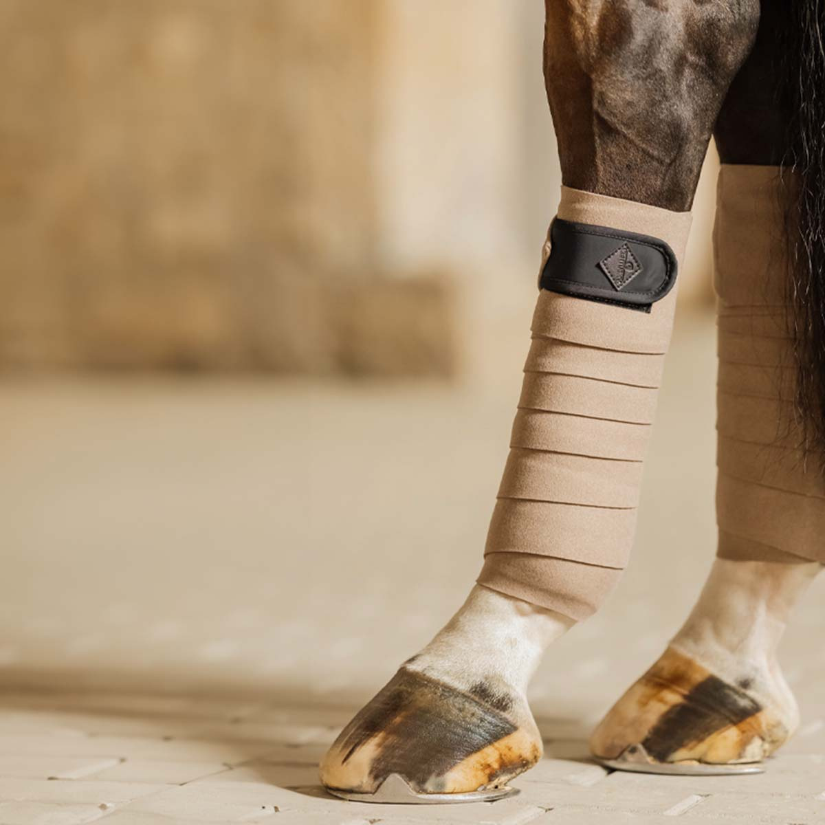 Bandages Polar Fleece Show Vegan Wool Beige