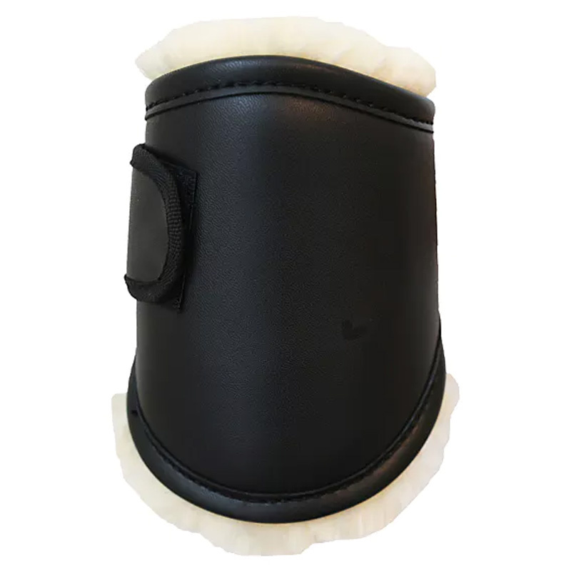 Beenbeschermers Leather Hind Short Zwart