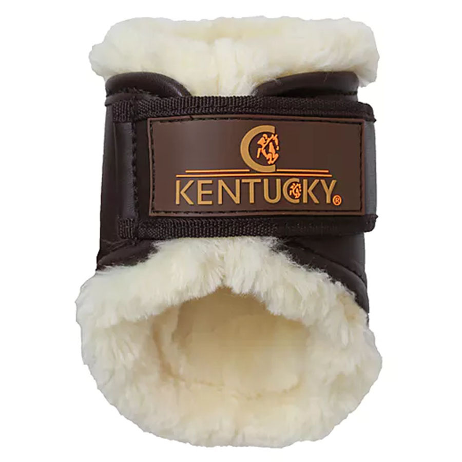 Beenbeschermers Leather Hind Short Bruin