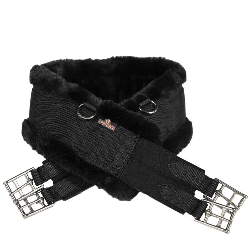 Zadelgordel Sheepskin Zwart/Zwart