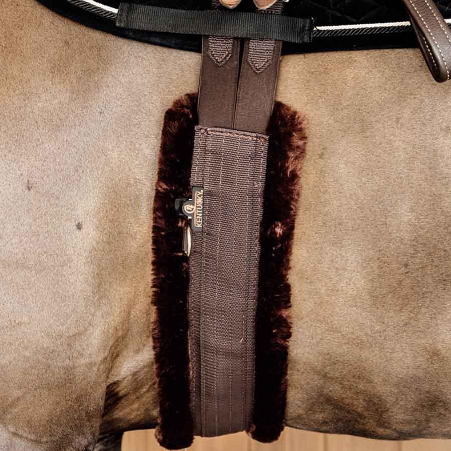 Zadelgordel Sheepskin Bruin/Bruin