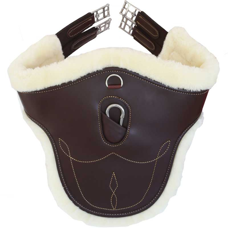 Buikflap Sheepskin Bruin