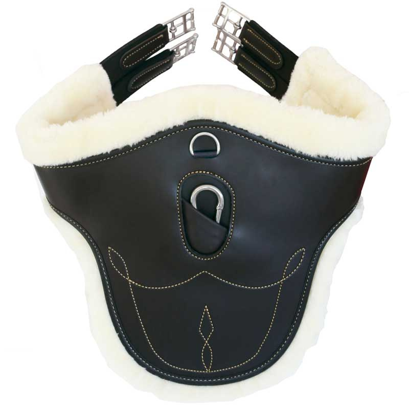 Buikflap Sheepskin Zwart