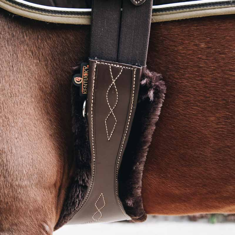 Zadelgordelbescherming Anatomic Sheepskin Bruin