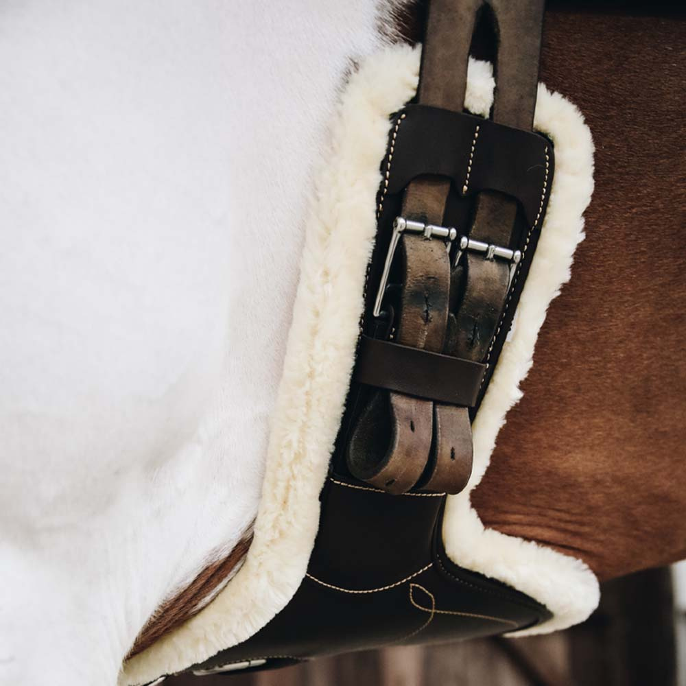 Buikplaat Sheepskin Bruin