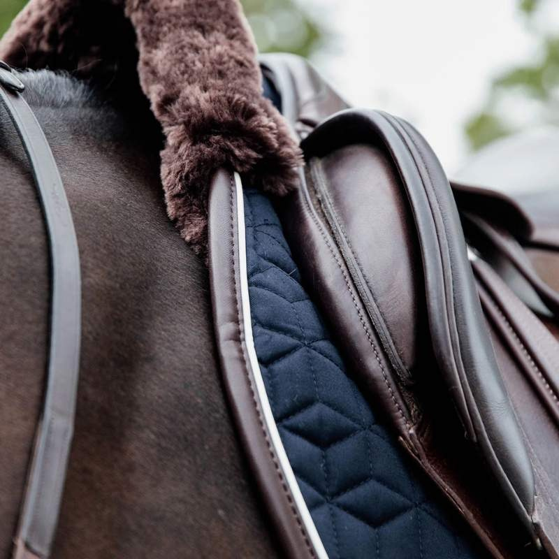 Springzadeldekje Jumping Star Navy