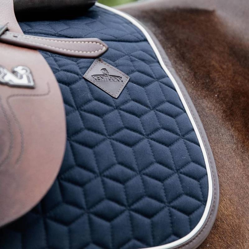 Springzadeldekje Jumping Star Navy