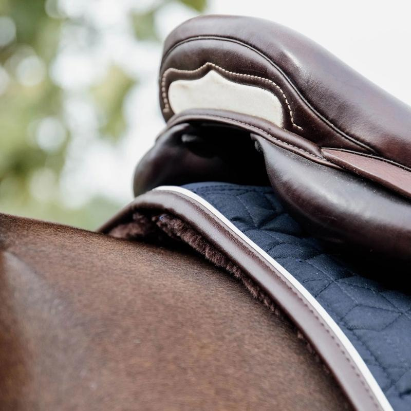 Springzadeldekje Jumping Star Navy