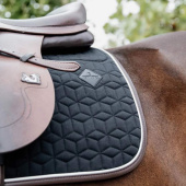 Springzadeldekje Jumping Star Zwart Springzadeldekje Jumping Star Zwart