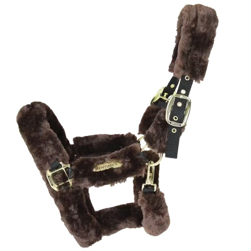 Transport Halster Sheepskin Bruin