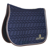 Zadeldekje Absorb Logo Marineblauw/Wit/Bruin Zadeldekje Absorb Logo Marineblauw/Wit/Bruin