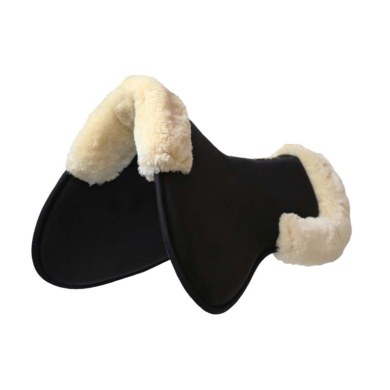 Zadelonderlegger Sheepskin Anatomic Absorb Zwart/Natuur